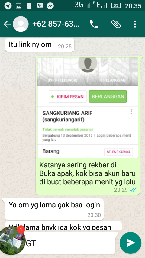 {Help} transaksi aneh via rekber Bukalapak yg mungkin akan belum ketahui