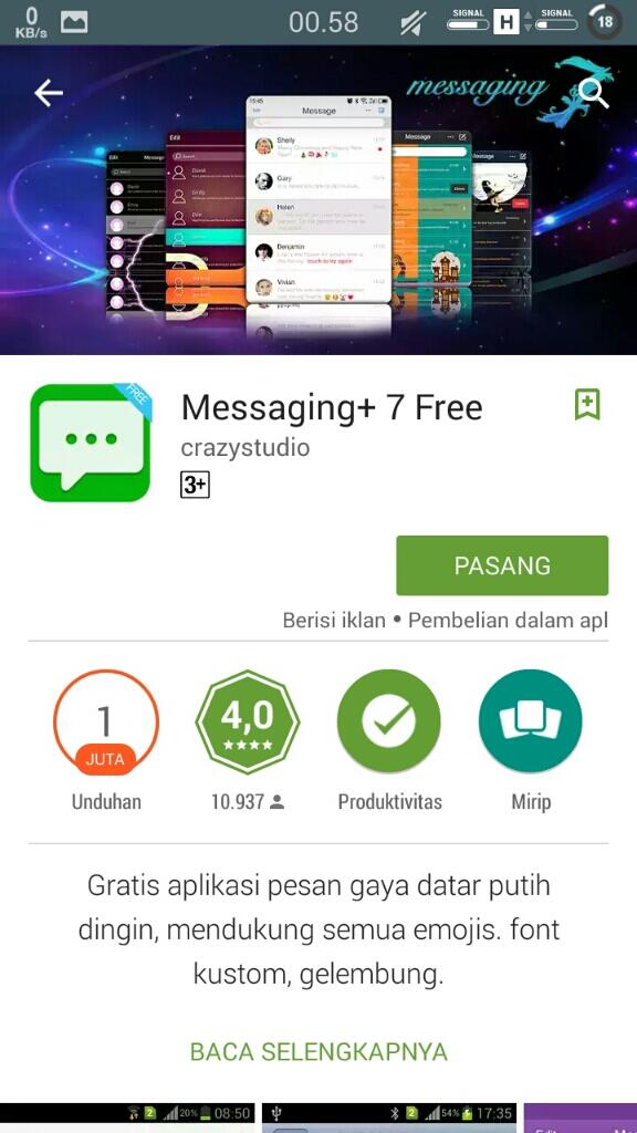 Cara Merubah Tampilan SMS Android Menjadi Keren