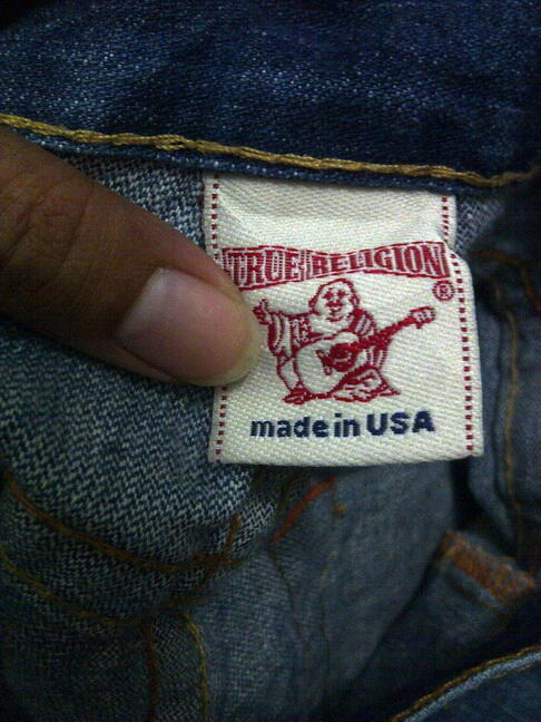 Terjual CELANA  JEANS TRUE RELIGION MADE IN USA EDWIN 503 