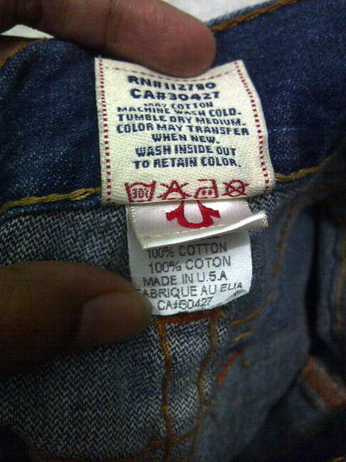 Terjual CELANA JEANS TRUE RELIGION  MADE IN USA EDWIN 503 