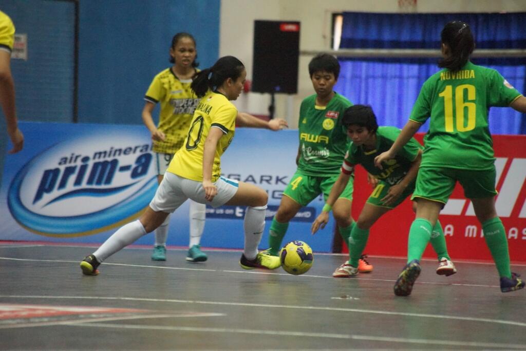 Aksi pemain di ajang LIMA Futsal Greater Jakarta Conference Hari ke-6