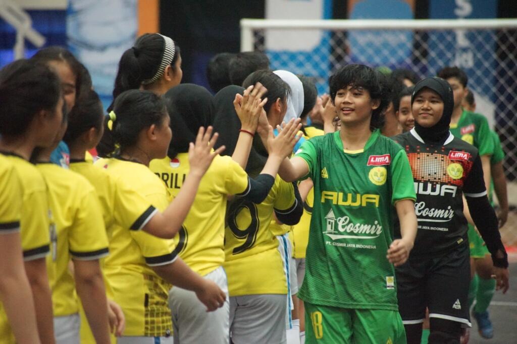 Aksi pemain di ajang LIMA Futsal Greater Jakarta Conference Hari ke-6