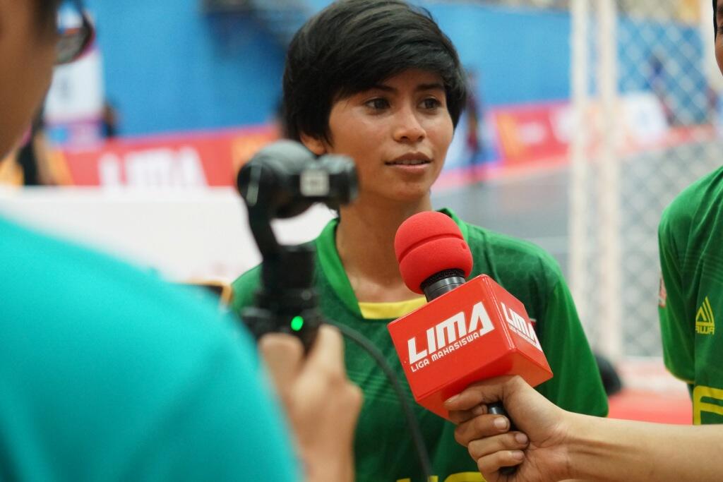 Aksi pemain di ajang LIMA Futsal Greater Jakarta Conference Hari ke-6