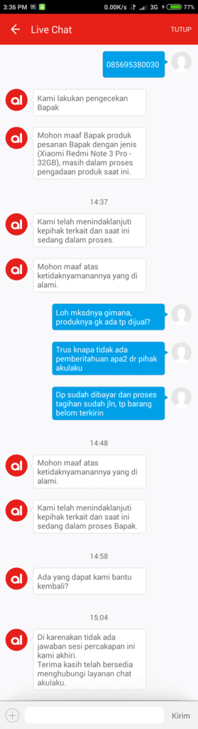 SURAT TERBUKA UNTUK AKULAKU INDONESIA