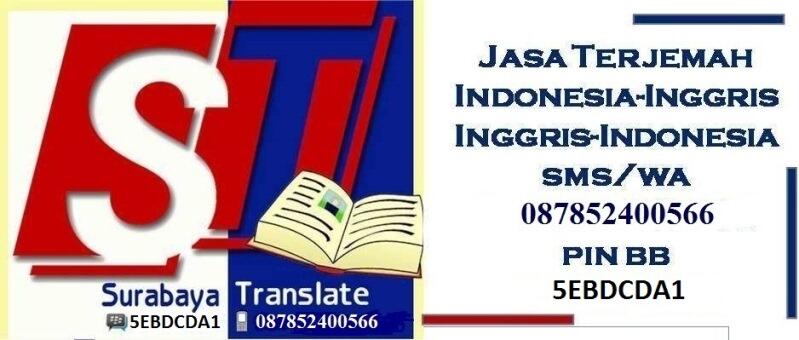 JASA TERJEMAH SURABAYA TRANSLATE