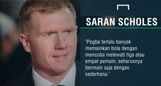 Paul Scholes Beri Saran Untuk Paul Pogba