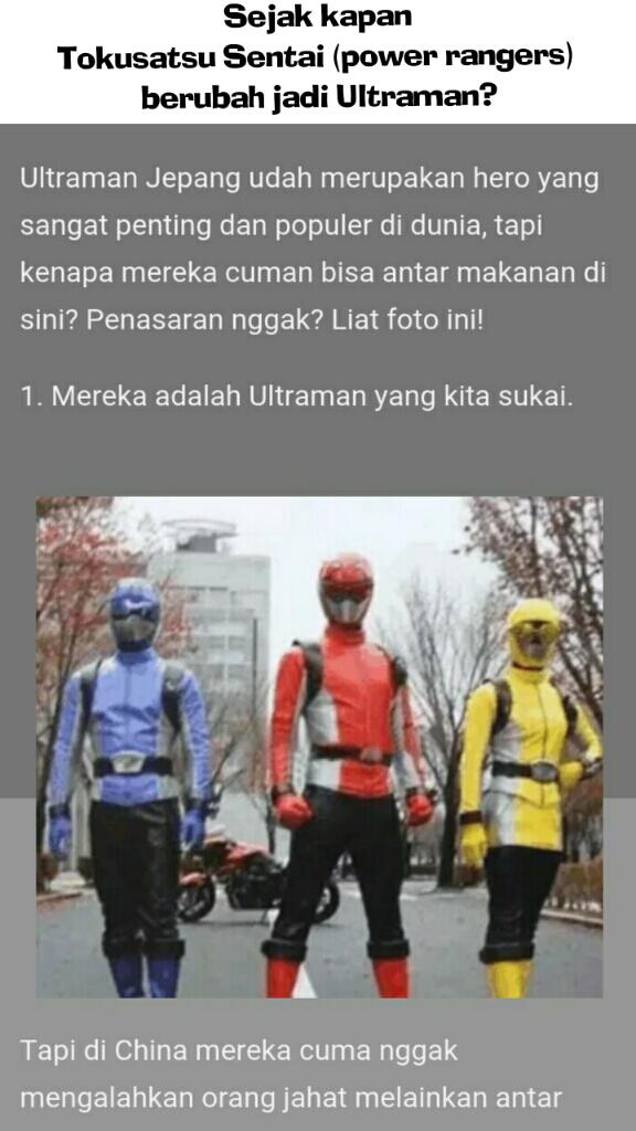 Power Ranger yang pindah Ras