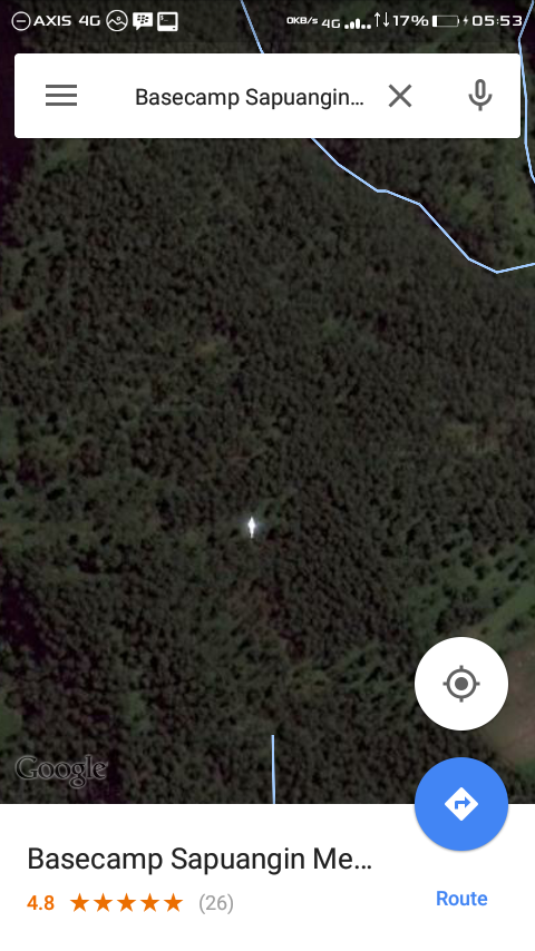 Penampakan 'Mirip Pocong' Di Sekitar Basecamp Sapuangin Merapi Lewat Google Maps