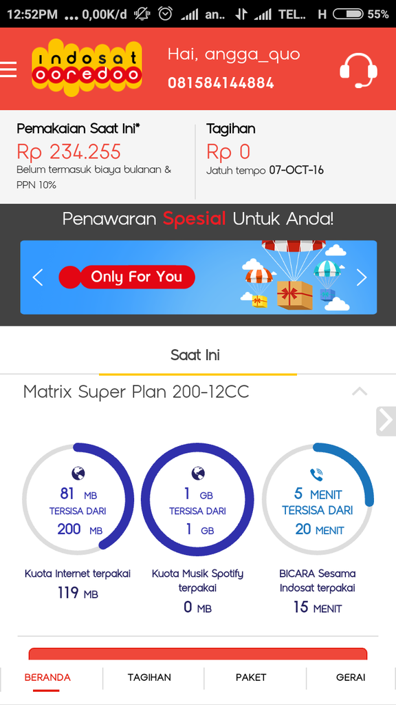 Kecewa dengan indosat oredoo
