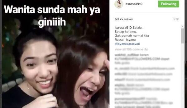 Rossa dan Isyana Sarasvati 'Gila-gilaan' Bareng