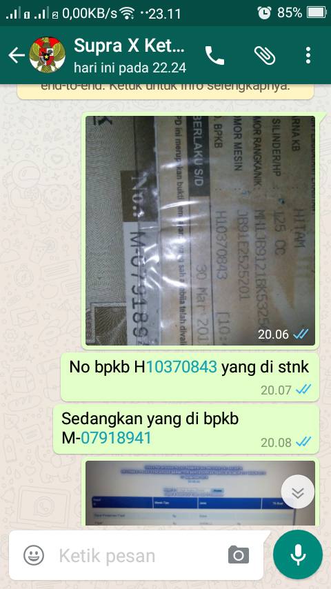 beli motoe second NO. BPKB di STNK dan dan BPKB di BPKB beda :(