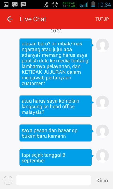 Customer Service AKULAKU, udah Bohong, Ga kompak pula. XD