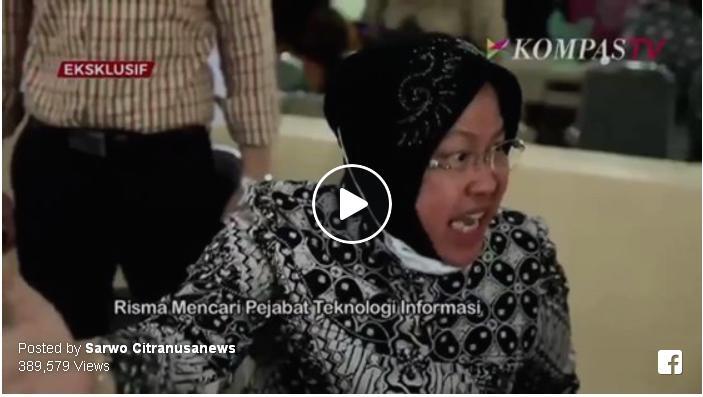 VIDEO - Risma Mengamuk Saat Sidak Layanan e-KTP