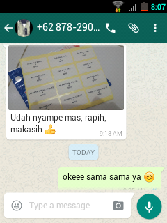 Jasa Ketik & Print Label Surat Undangan