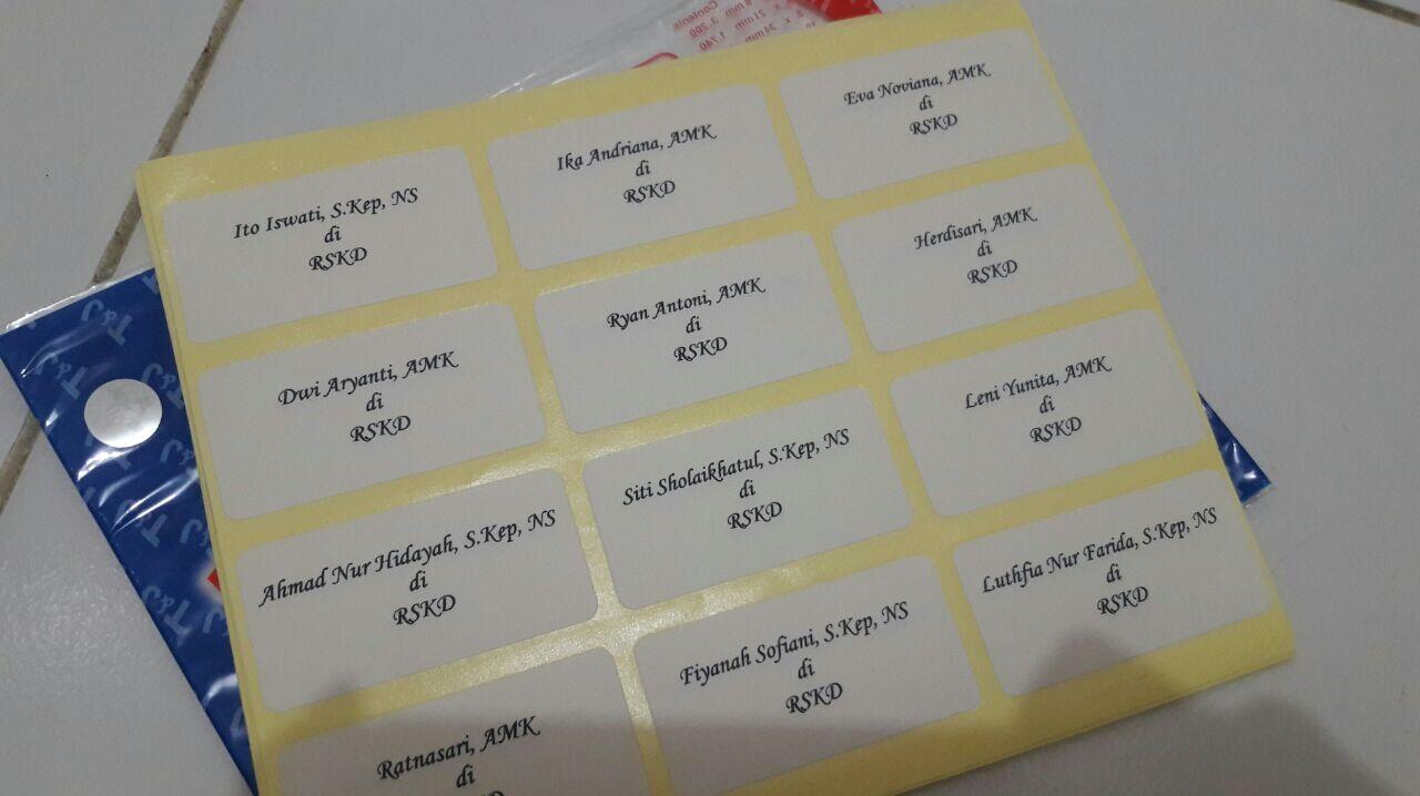 Jasa Ketik & Print Label Surat Undangan
