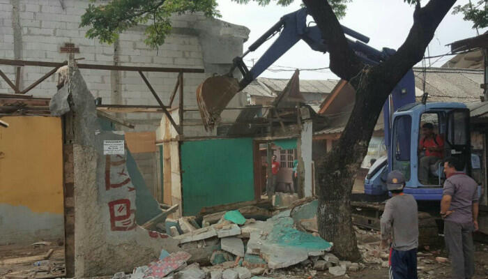 300 Bangunan di Bantaran Kali Gedong Segera Dibongkar