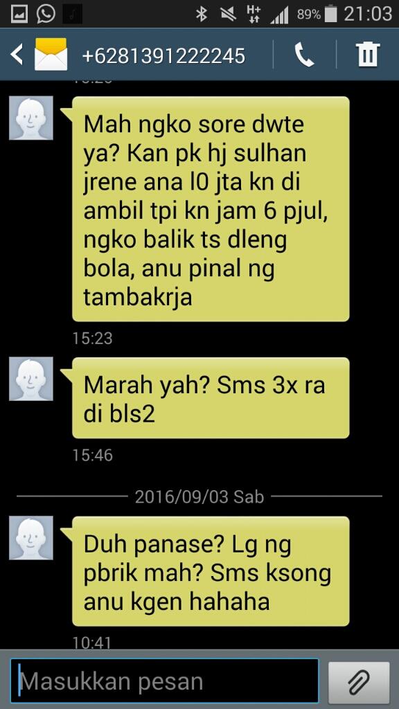 Mohon bantuan buat ngerjain sms penipuan