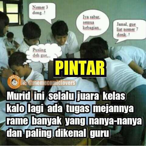 TIPE TIPE MURID DISEKOLAH