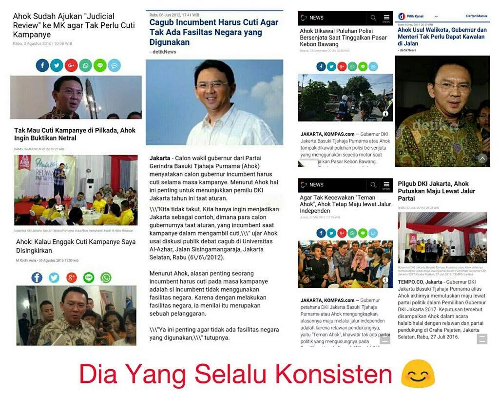 Kampanye Negatif Sulit Goyang Ahok