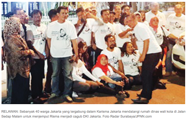 Warga Jakarta Jemput Risma demi Tumbangkan Ahok