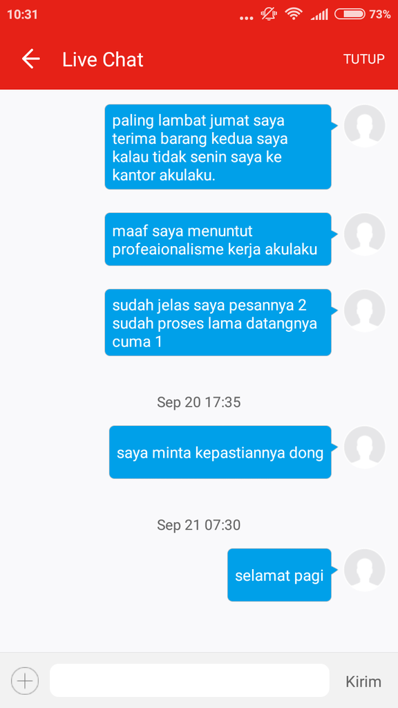 Customer Service AKULAKU, udah Bohong, Ga kompak pula. XD