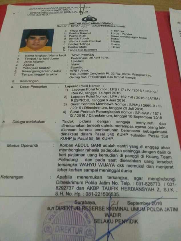 Tangkap Pengasuh Padepokan Dimas Kanjeng, Ribuan Polisi Diterjunkan