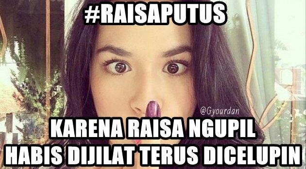 Meme Lucu Raisa Dan Keenan Putus!!!!