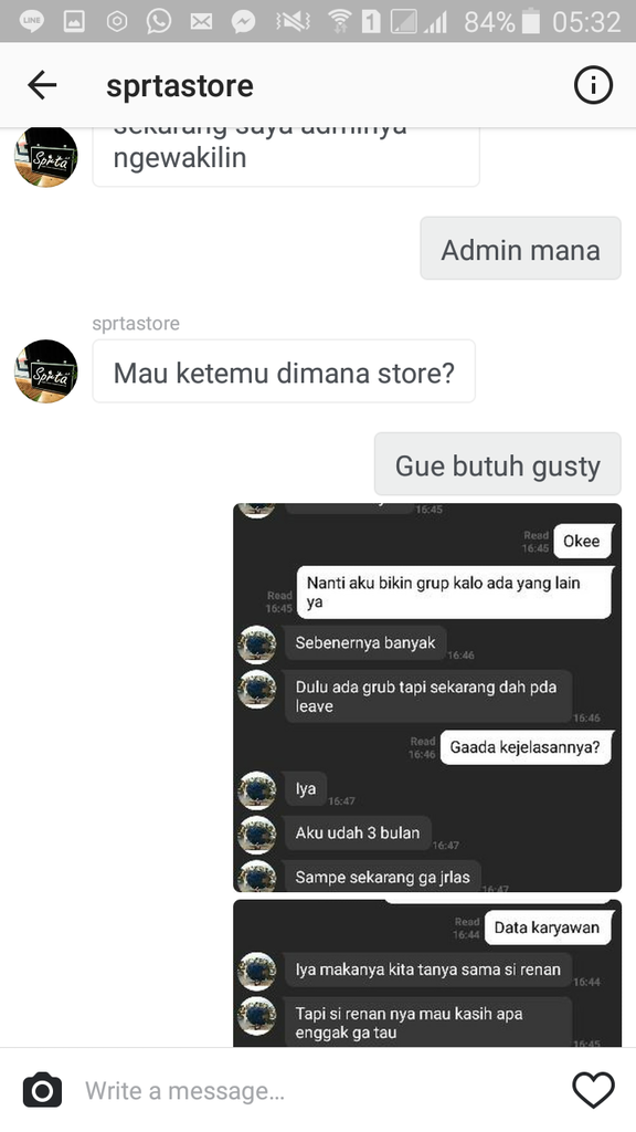 Gusty Saporta aka Sprtastore Penipu