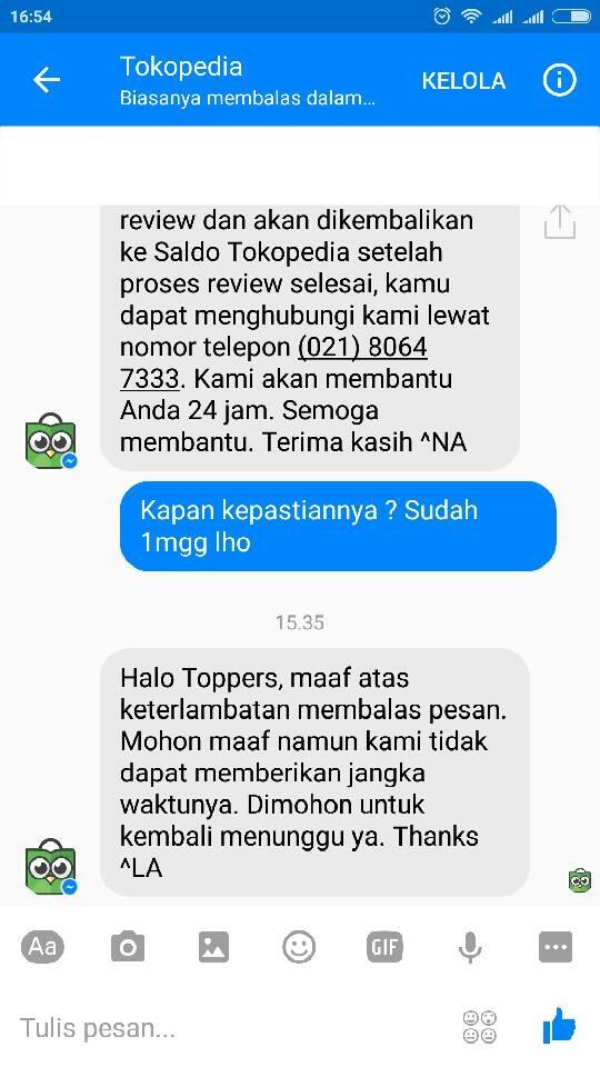 Tokopedia Menahan Dana Penjual Tanpa Kejelasan