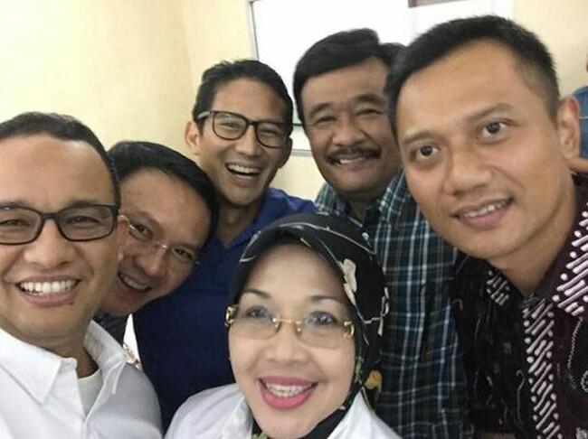 Penuh Tawa, Begini Keakraban 3 Pasangan Cagub-Cawagub DKI di RSAL