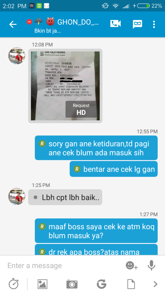 &#91;WARNING&#93;PENIPUAN,MODUS LAMA MULAI MARAK KEMBALI