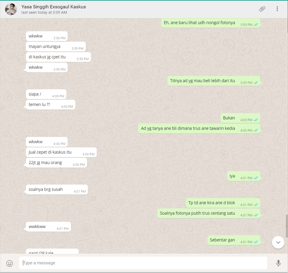 Percobaan Penipuan Komplotan Ikmal Zikkacute - Monitor Asus PG348Q