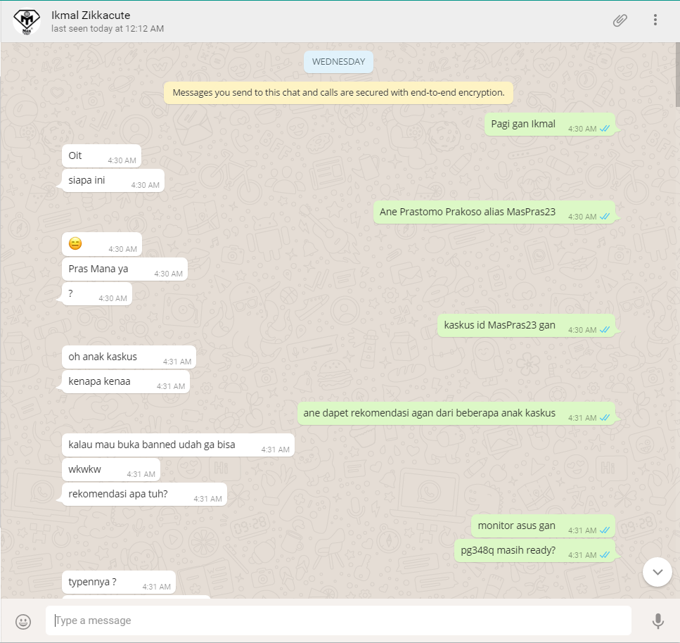 Percobaan Penipuan Komplotan Ikmal Zikkacute - Monitor Asus PG348Q