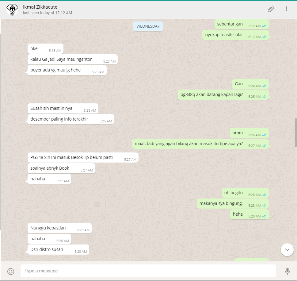 Percobaan Penipuan Komplotan Ikmal Zikkacute - Monitor Asus PG348Q