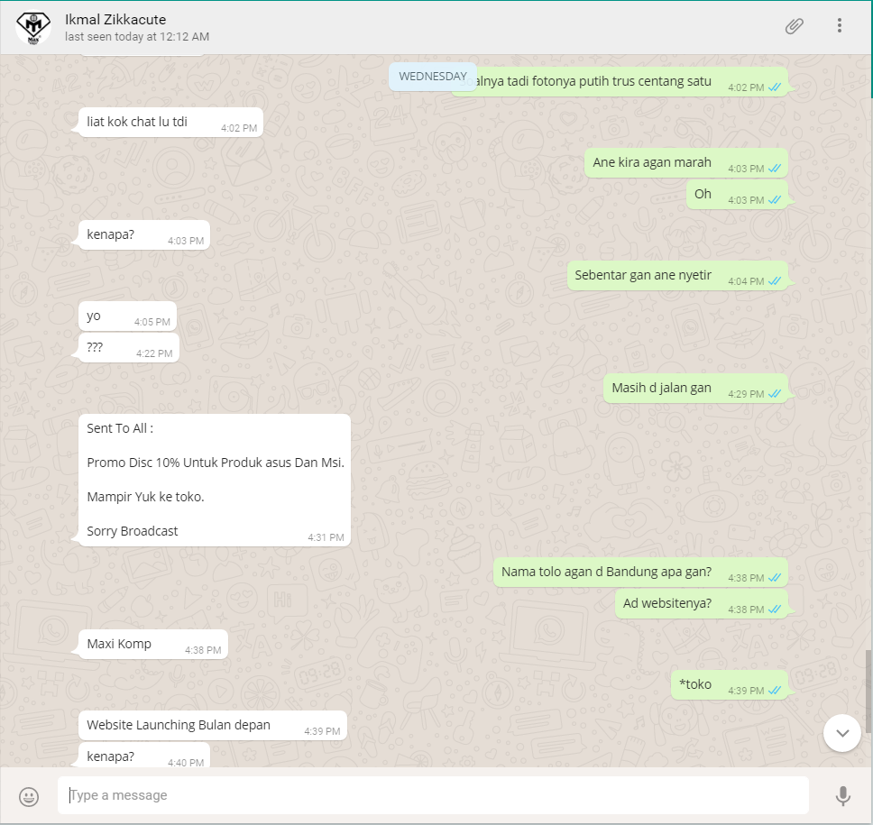 Percobaan Penipuan Komplotan Ikmal Zikkacute - Monitor Asus PG348Q