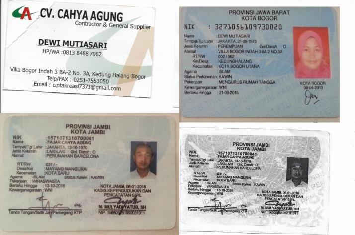 HATI-HATI BERTRANSAKSI DENGAN KONTRAKTOR CV CAHYA AGUNG