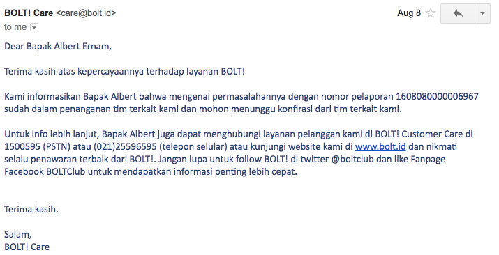 BOLT LICIK! Hati2 Real Story ane dijebak Bolt Ultra Unlimited