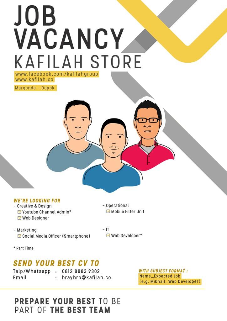 LOWONGAN KERJA KAFILAH STORE