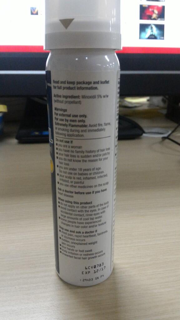 WTS: Penumbuh Rambut & Jenggot Kirkland Minoxidil 5% & Rogaine Foam, Biotin 7500, 10k