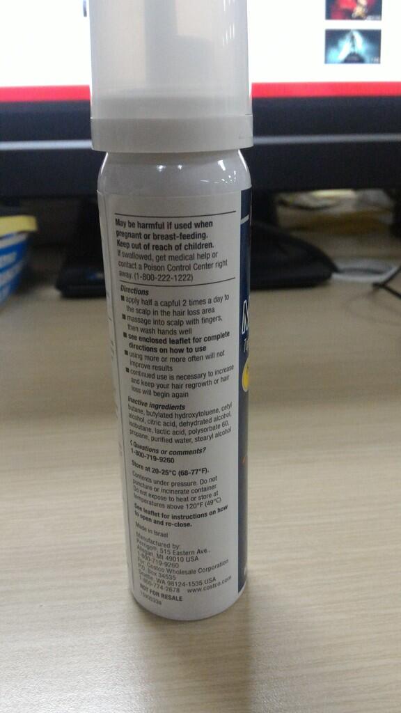 WTS: Penumbuh Rambut & Jenggot Kirkland Minoxidil 5% & Rogaine Foam, Biotin 7500, 10k