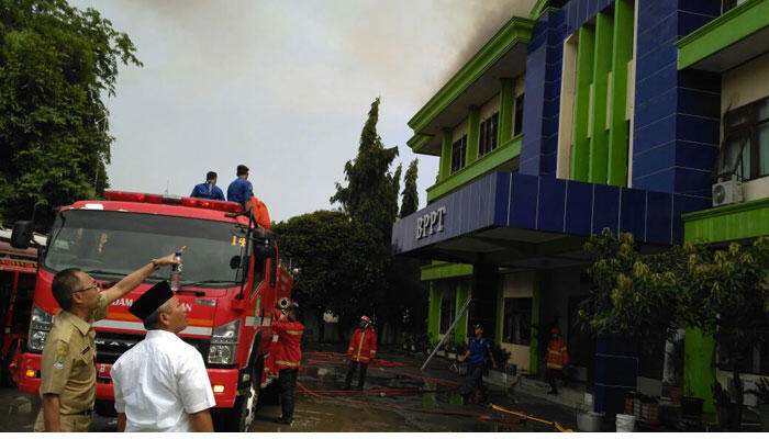 Gedung Kantor Pelayanan Terpadu Walikota Bekasi, Terbakar