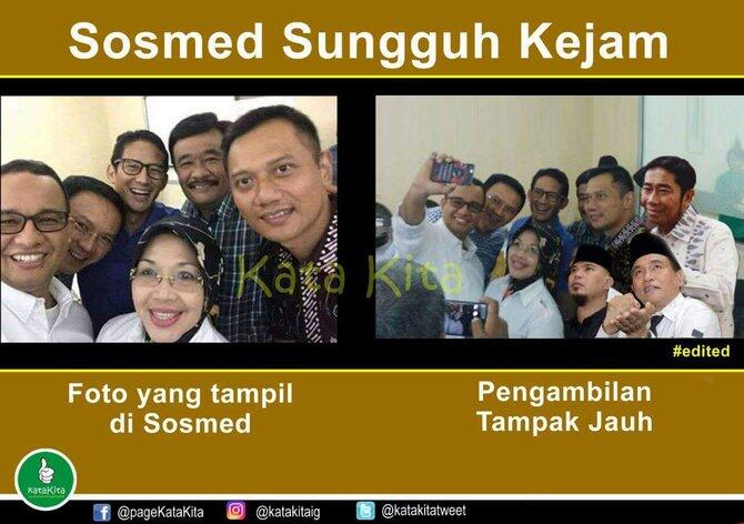 Ini foto-foto lucu pelesetan selfie para Cagub DKI