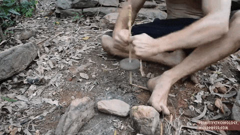 ≈Ketika waktu membawa-nya kembali ke zaman primitif ≈