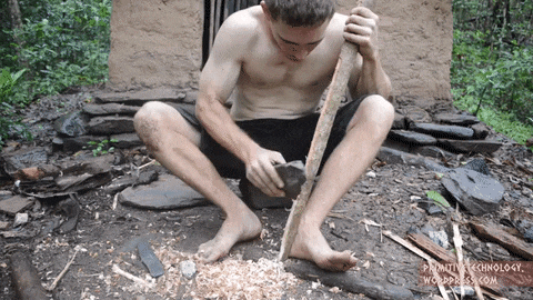 ≈Ketika waktu membawa-nya kembali ke zaman primitif ≈