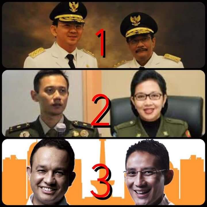 jika Pilkada DKI Jakarta dilaksanakan hari ini....