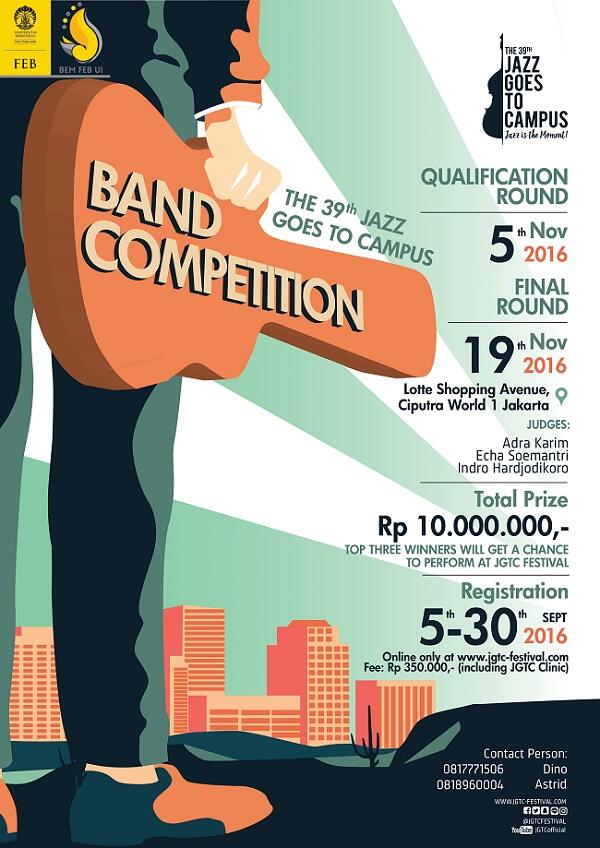 Buka Kesempatan Band Agan Untuk Tampil di Festival Jazz Tertua di Indonesia!
