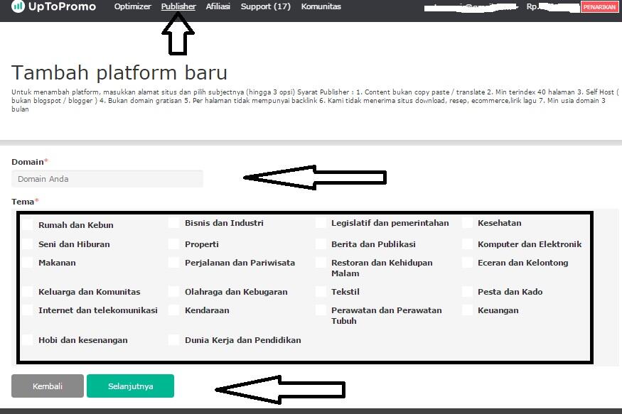 Website atau Blog Anda Bisa Ngasilin Sampai Rp 3Jt/Bulan,,, Caranya disini ....