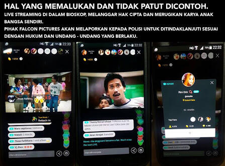 wanita perekam film warkop dki reborn via BIGO menjadi tersangka