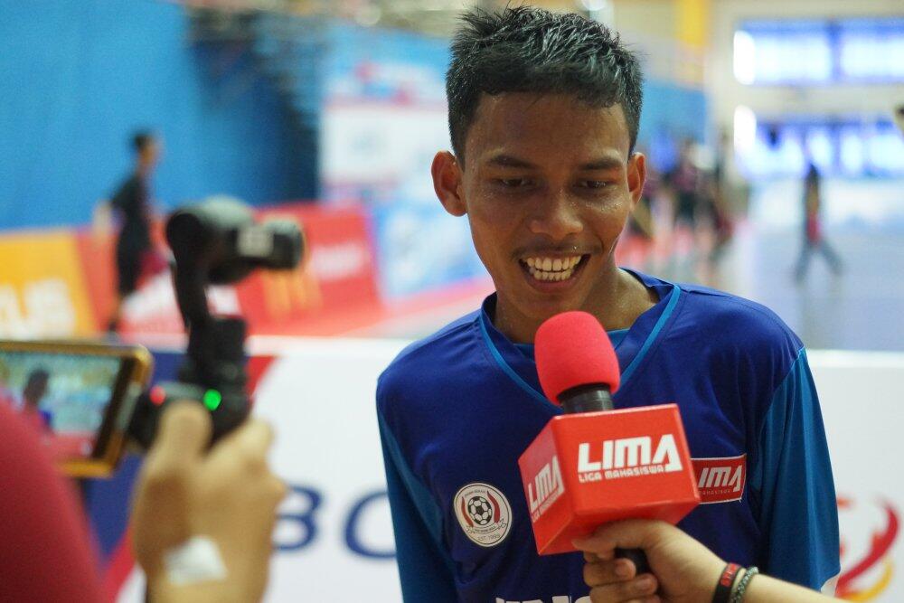 Aksi pemain di ajang LIMA Futsal Greater Jakarta Conference Hari ke-8