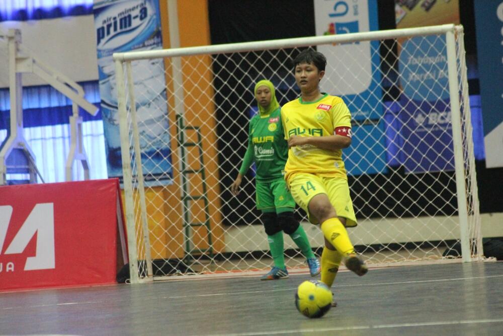 Aksi pemain di ajang LIMA Futsal Greater Jakarta Conference Hari ke-9